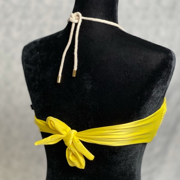 Vix Cozumel bandeau and full bottom 2 piece bikini set. NWT. Cozumel yellow - Picture 7 of 9